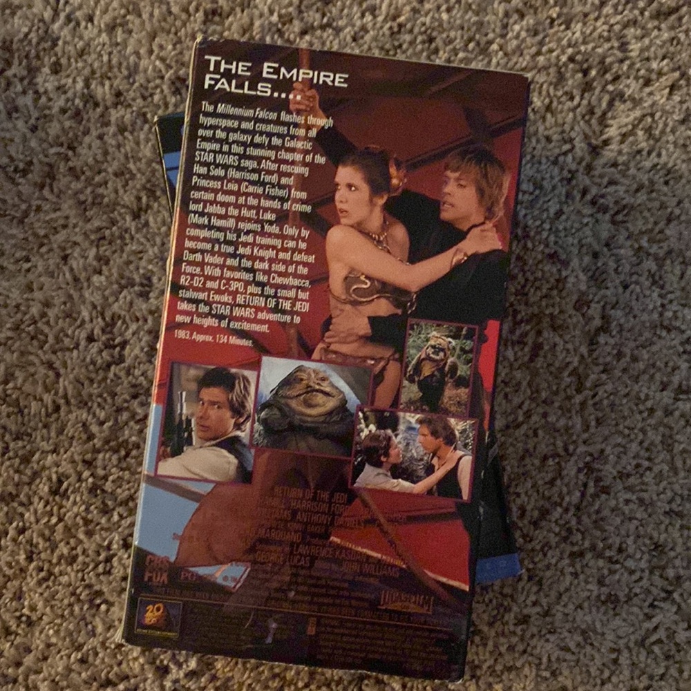 STAR WARS Trilogy Vintage VHS Set - Picture 6 of 10